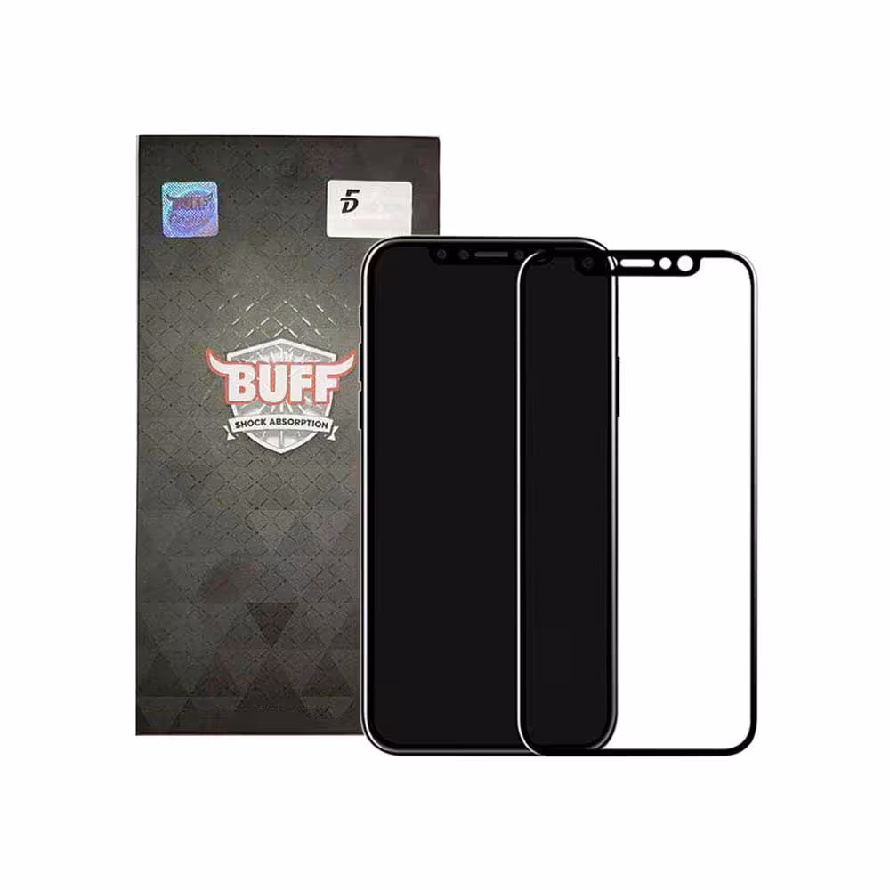 محافظ صفحه شیشه ای بوف 5D گوشی آیفون iPhone XR