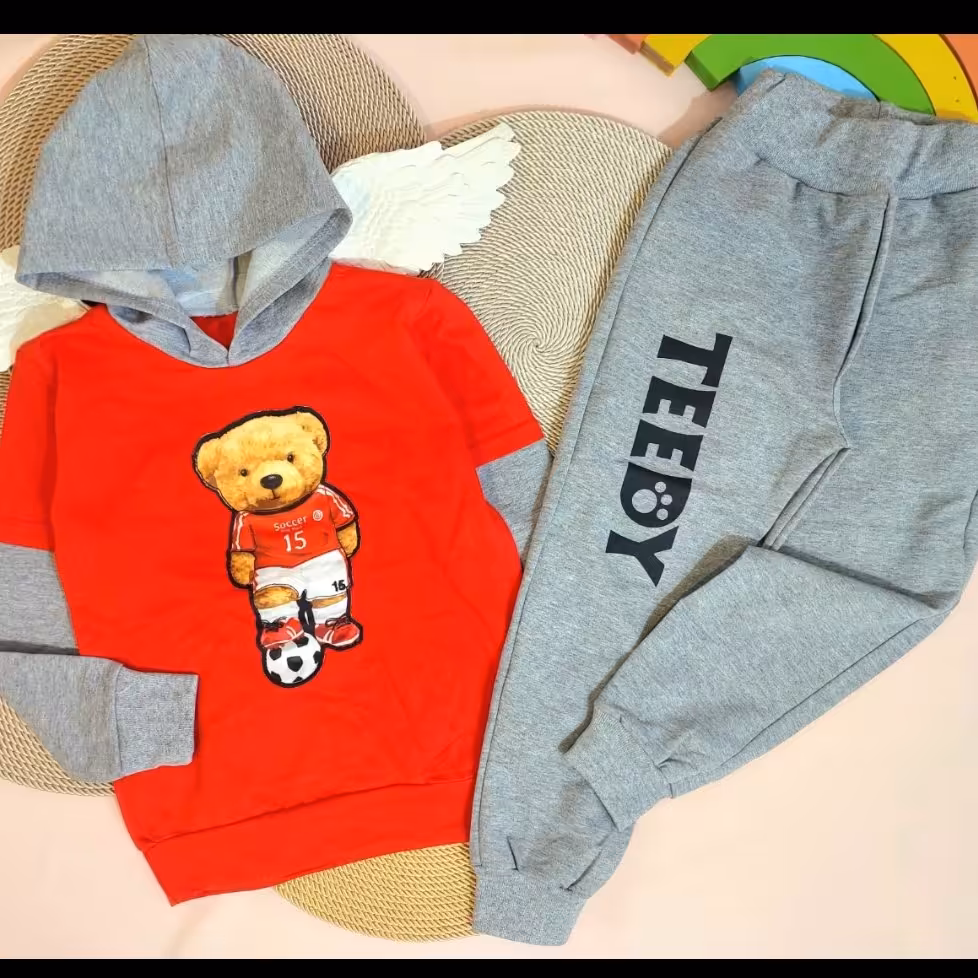 بلوز شلوار پسرانه پنبه ملانژگلدوزی تدی پسرانه
در 4رنگ قرمز .زرد.سرمه ای.سبز
سایز50-35-40-45