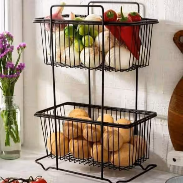 سبد پیاز و سیب زمینی