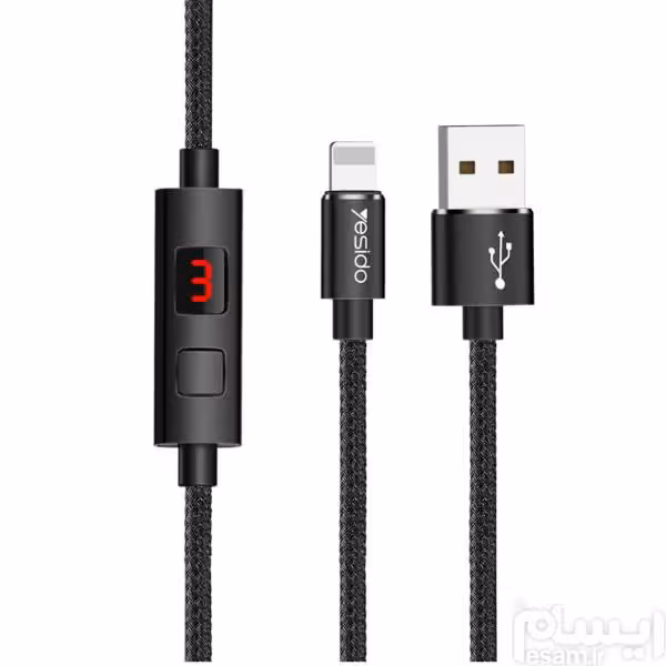 کابل تبدیل USB به لایتنینگ یسیدو مدل CA-46 طول 1.2 متر