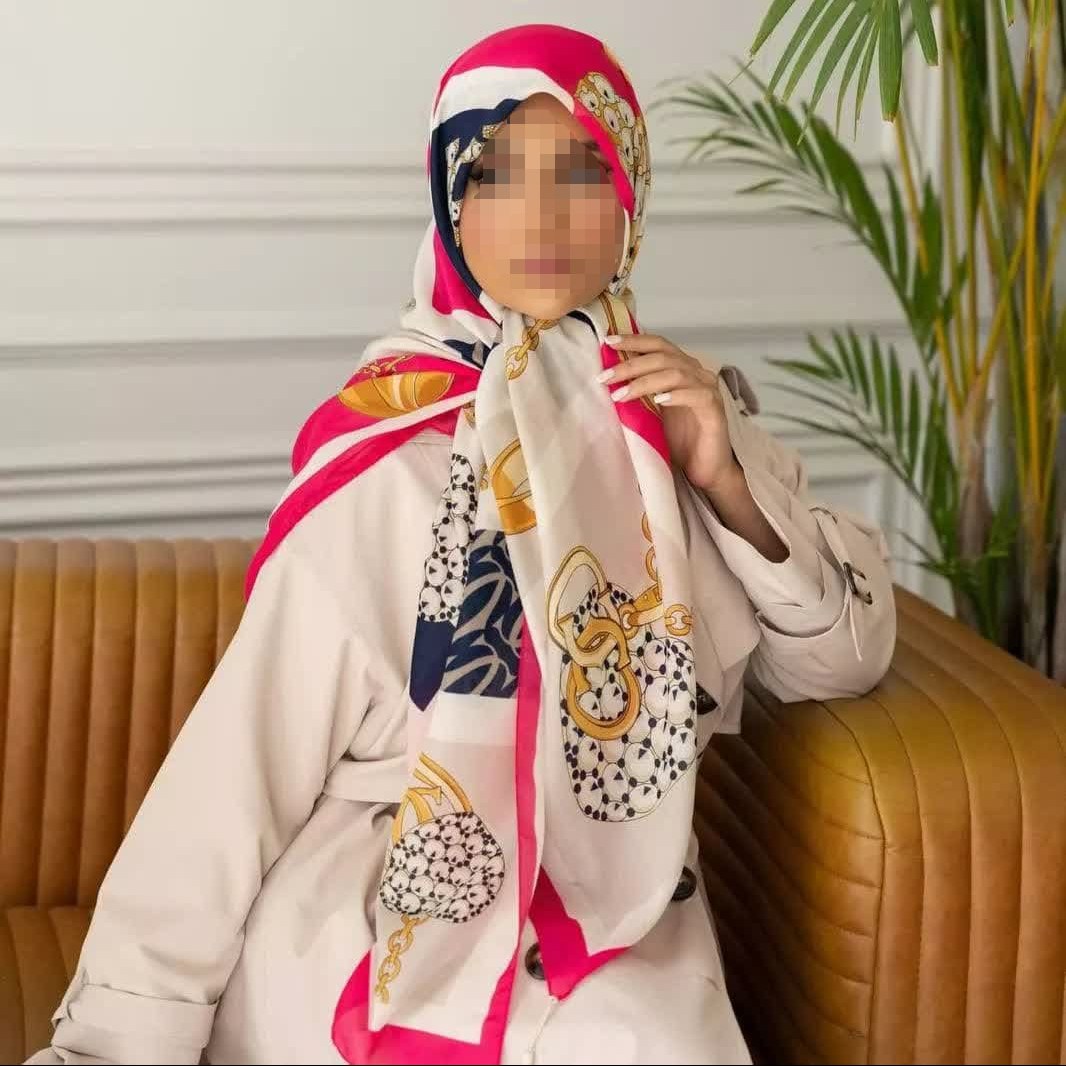 روسری وال ترک نخی دیجیتال (کد 02) ارسال رایگان