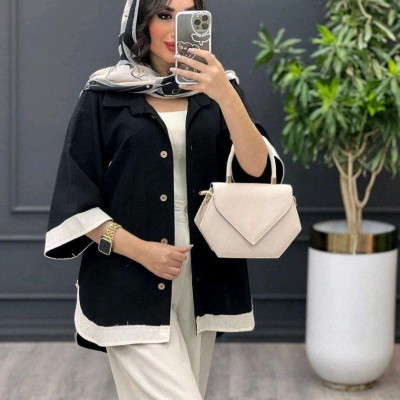 مانتو اسپرت زنانه لنین مدل مانتو مزونی لنین1358
