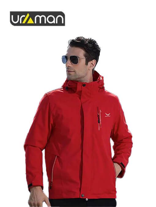 کاپشن دو پوش کوهنوردی مردانه اسنوهاک مدل SnowHawk Jacket 218888A