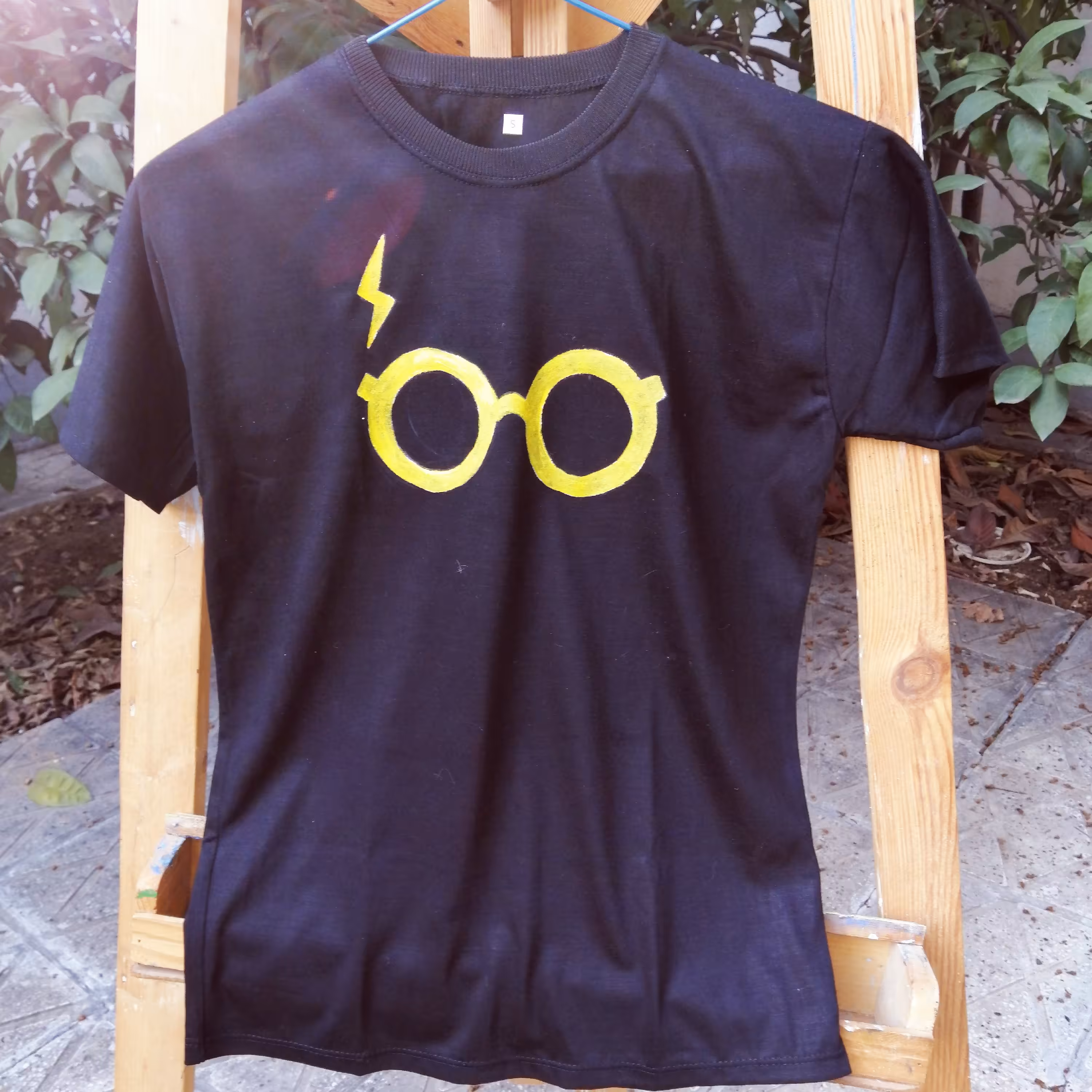 تیشرت پسرانه هری پاتر سایز s تک رنگ مشکی