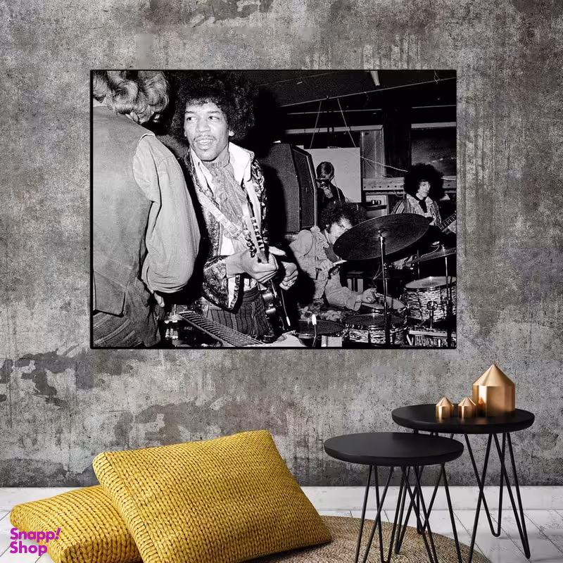 تابلو شاسی بکلیت طرح خواننده جیمی هندریکس مدل SH-S6349