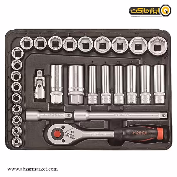 جعبه بکس فورس 30 پارچه 3/8 اینچ مدل 3302