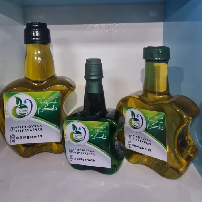 روغن زیتون بکر ارگانیک بی بو و بابو یک لیتری