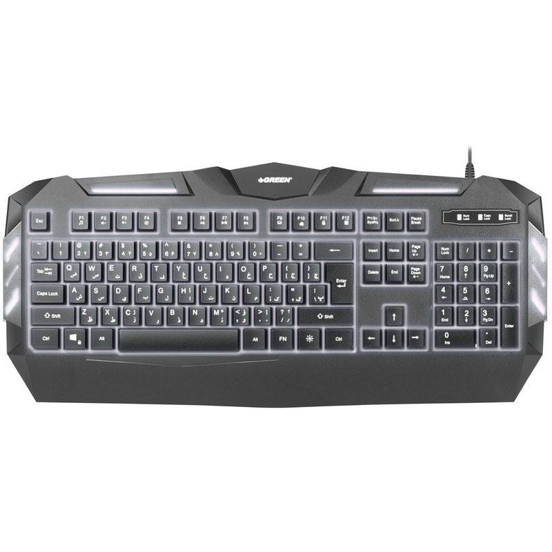 کیبورد مخصوص بازی گرین مدلGreen Backlight Gaming Keyboard GK403