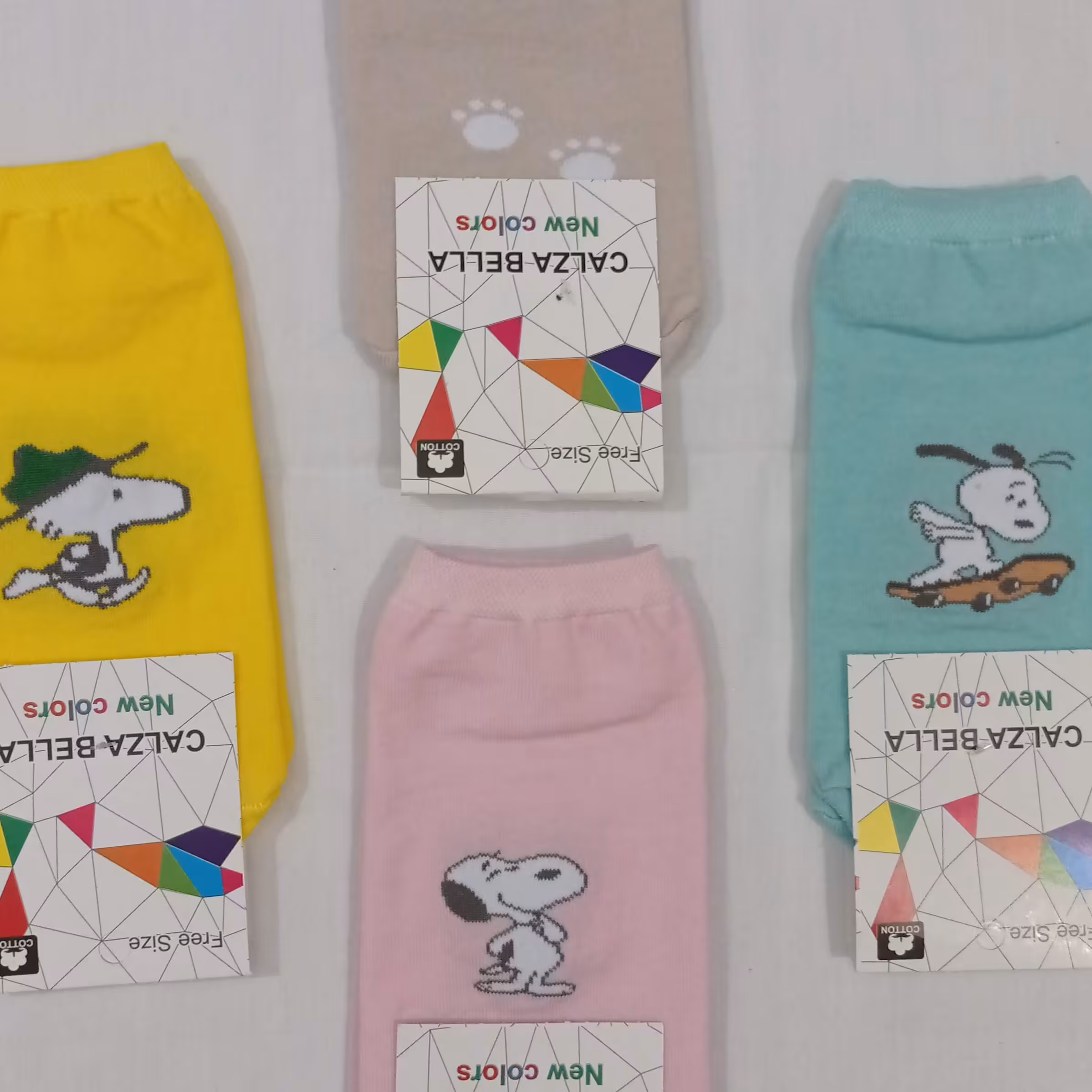 پک 4 جفتی جوراب فانتزی مچی 