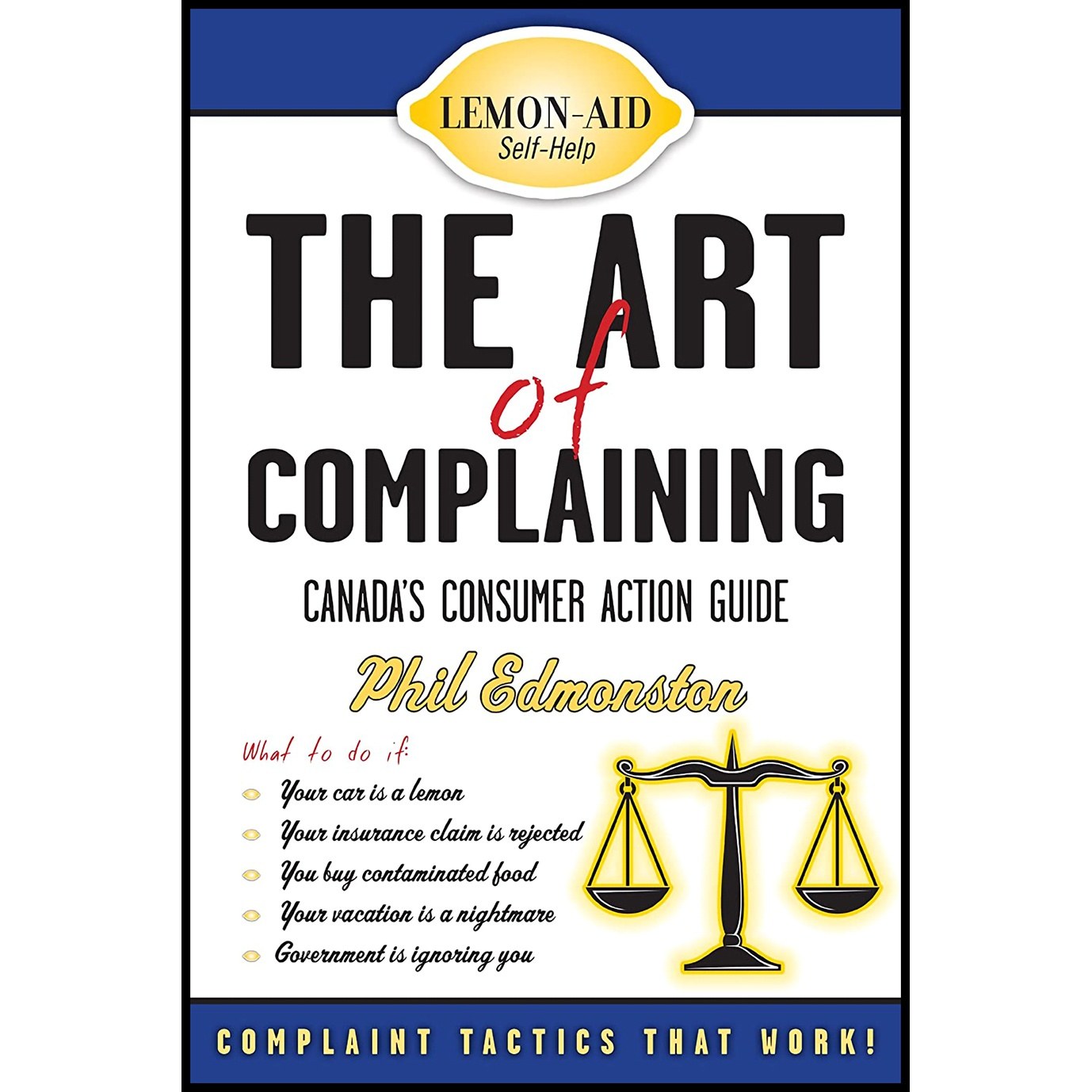 کتاب زبان اصلی The Art of Complaining اثر LouisPhilippe Edmonston