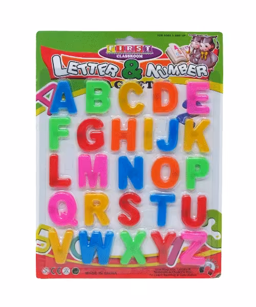 آموزشی اعداد و حروف انگلیسی مغناطیسی پلاستیکی
