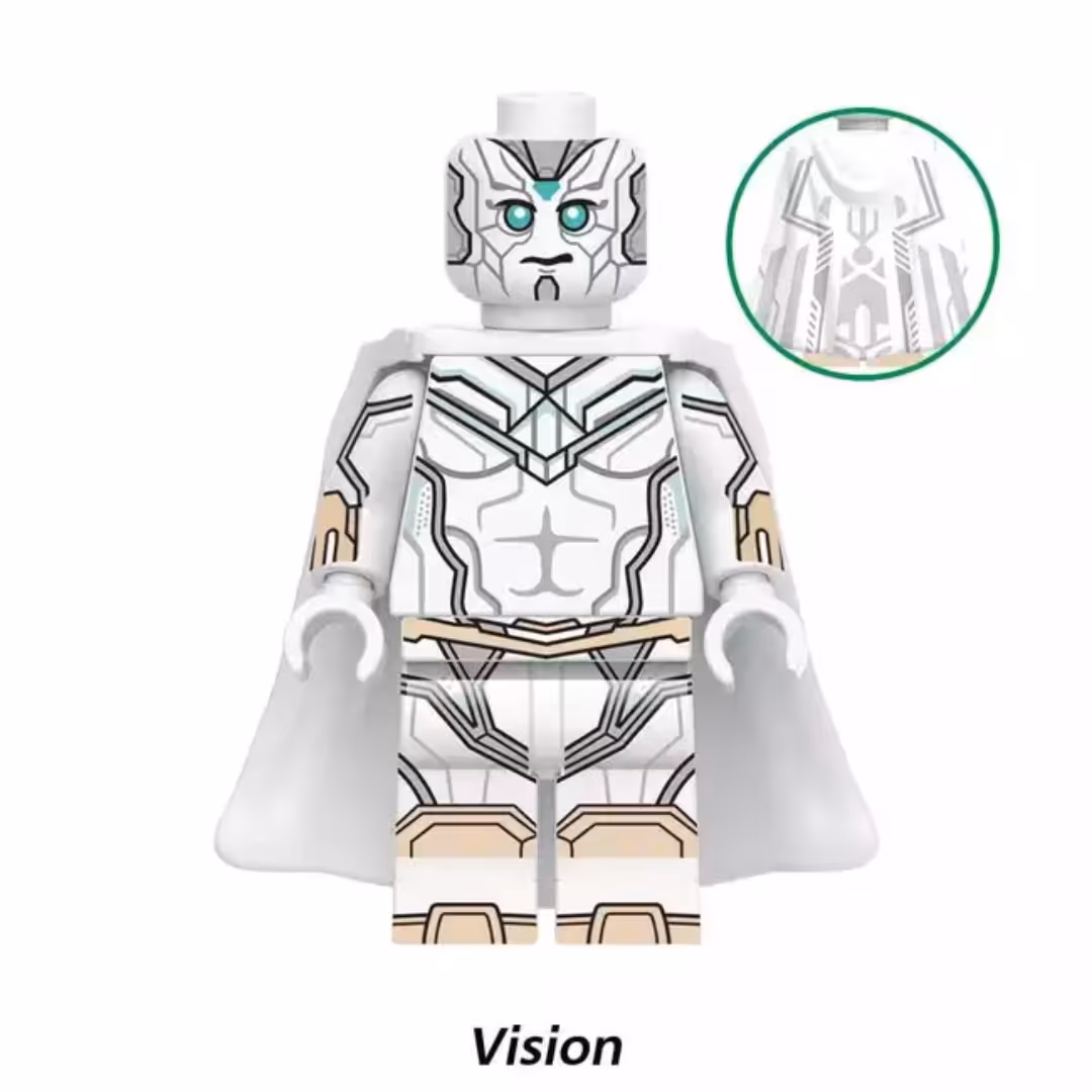 لگو ویژن سفید با شنل برجسته خاص