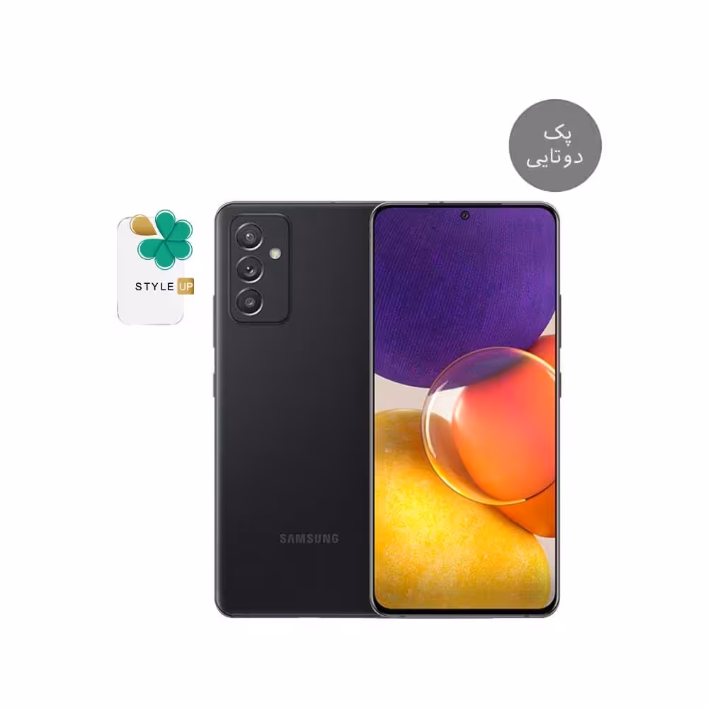 پک دوتایی محافظ لنز نانو سرامیک گوشی سامسونگ Samsung A82 / Quantum 2