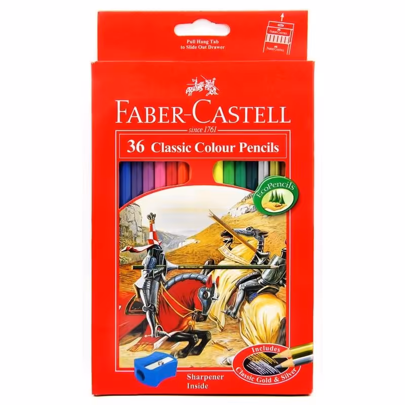 مداد رنگی 36 رنگ فابرکاستل