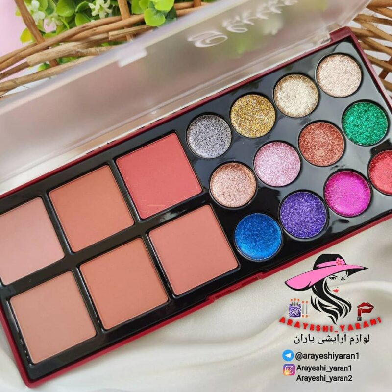 پالت گلیتر و رژگونه و رژلب آرت اسکین