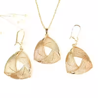 نیمست برند ژوپینگ خطی طرح مثلث با زنجیر استیل45 سانتی کد 10437