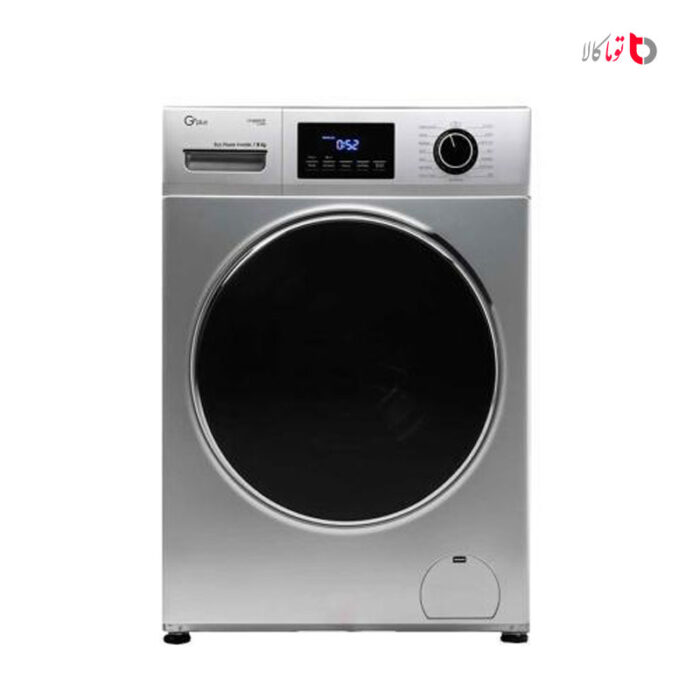 ماشین لباسشویی جی پلاس مدل GWM-K844 سیلور