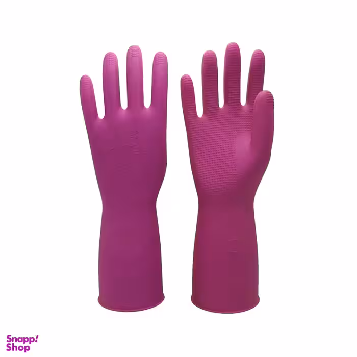 دستکش نظافت ویولت مدل ساق کوتاه