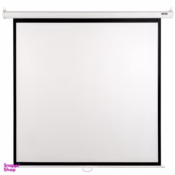 پرده نمایش دستی پروژکتور اسکوپ سایز 300cm