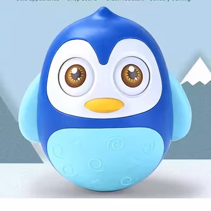 جغجغه تعادلی رولی پلی پنگوئن آبی هانگر Huanger

