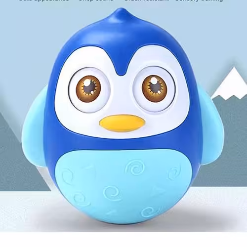 جغجغه تعادلی رولی پلی پنگوئن آبی هانگر Huanger

