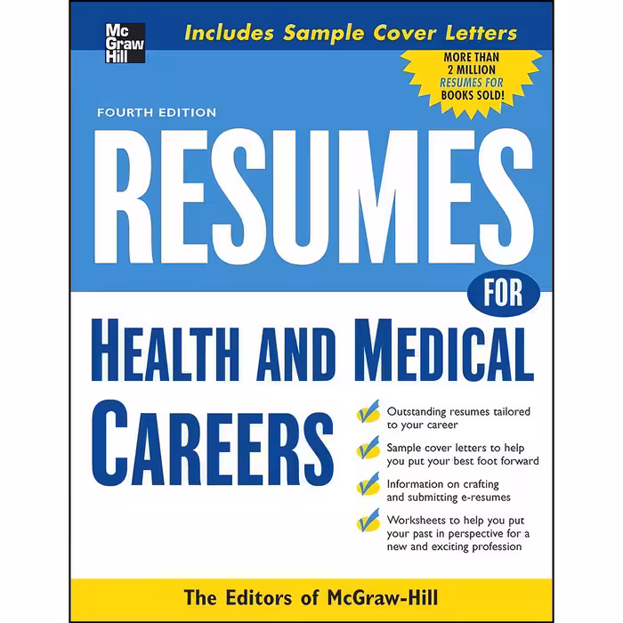 کتاب زبان اصلی Resumes For Health and Medical Careers E اثر Blythe Camenson