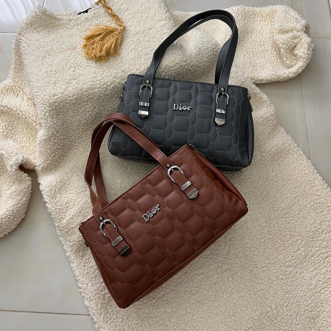 کیف دستی و دوشی زنانه سه خانه در سه رنگ متنوع