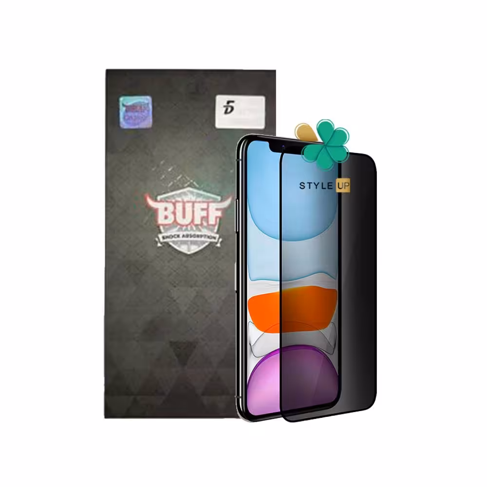 محافظ صفحه شیشه ای بوف 5D Privacy گوشی اپل iPhone 11