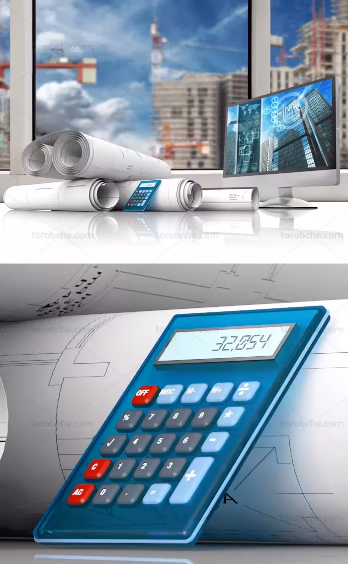 عکس با کیفیت ساخت و ساز و نقشه ساختمانی - گرافیک با طعم تربچه