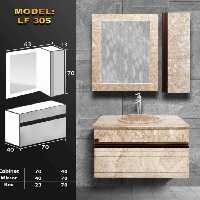 روشویی فولست رنگ کرم  برند لاکچری کابین  کد 305(ارسال رایگان)