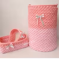 ست سبد لباس و اسباب بازی و سبد نظم دهنده