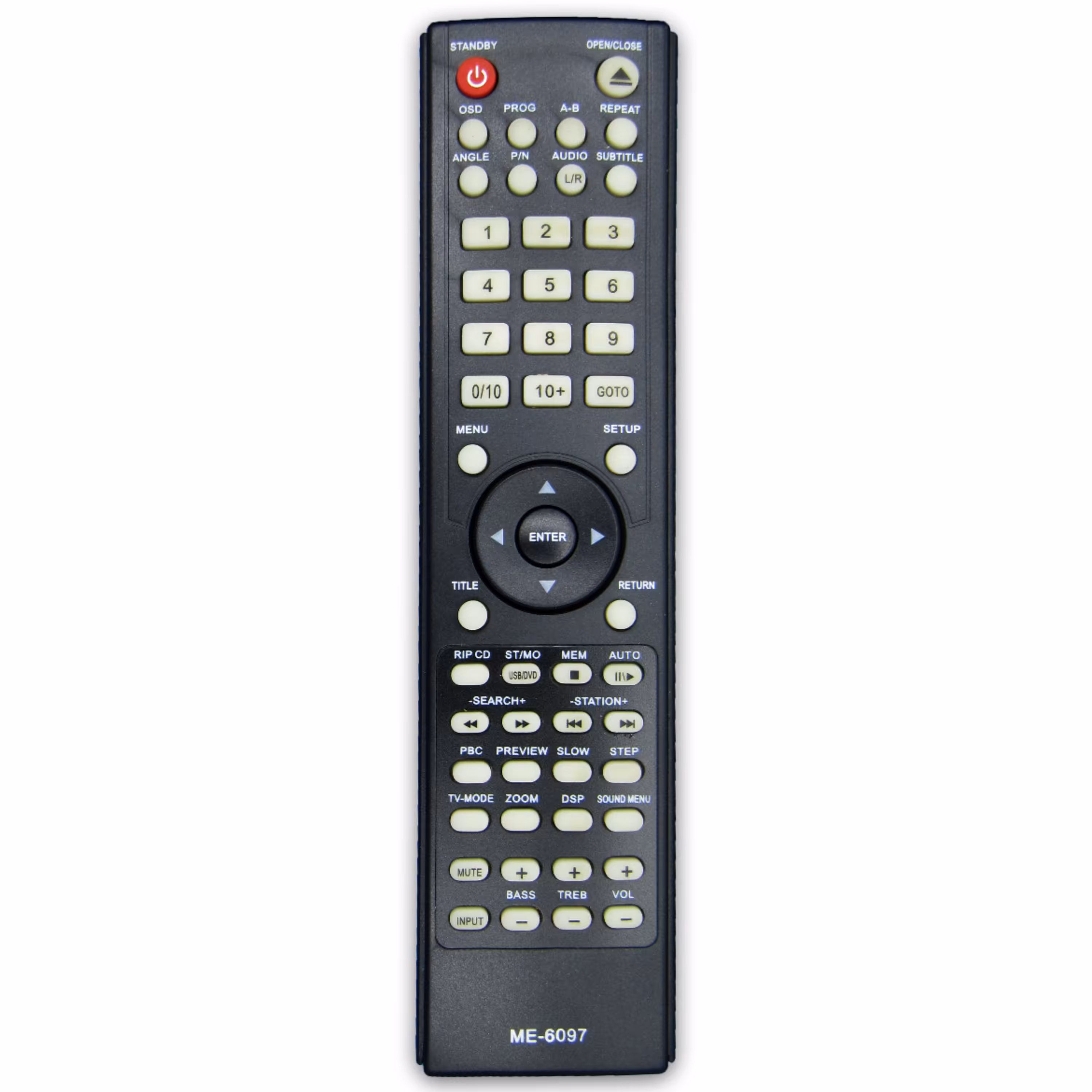 کنترل تلویزیون ال ای دی LED صنام مدل ME 6097