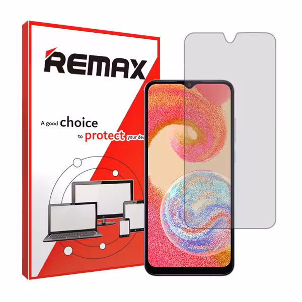 گلس سامسونگ Galaxy M04 مدل شفاف برند ریمکس کد S