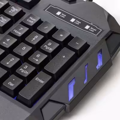 کیبورد گیمینگ هیسکا مدل HX KEG 400