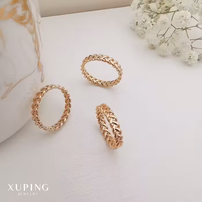 انگشتر حلقه ای مدل بافت ژوپینگ