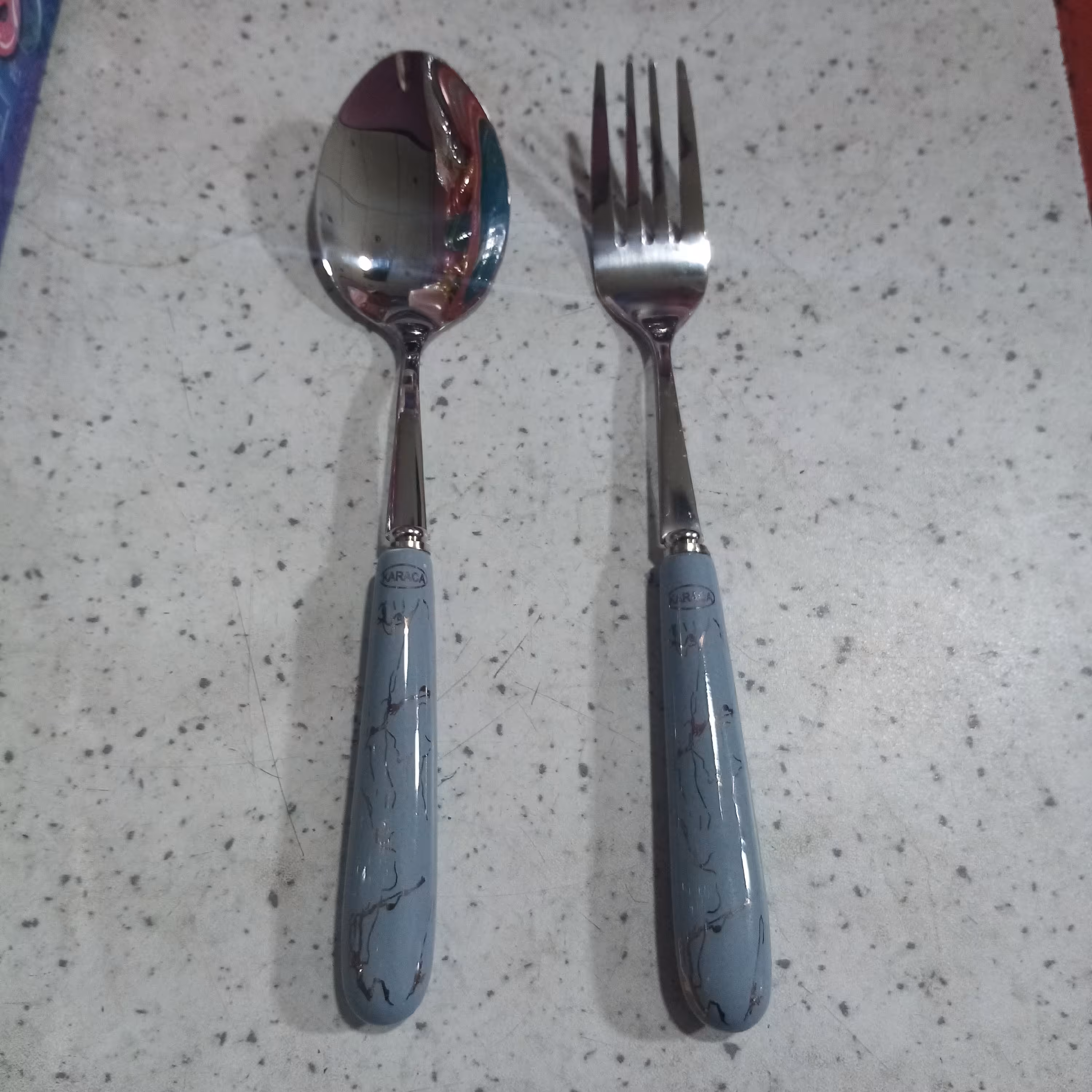 قاشق چنگال سرامیکی 12پارچه