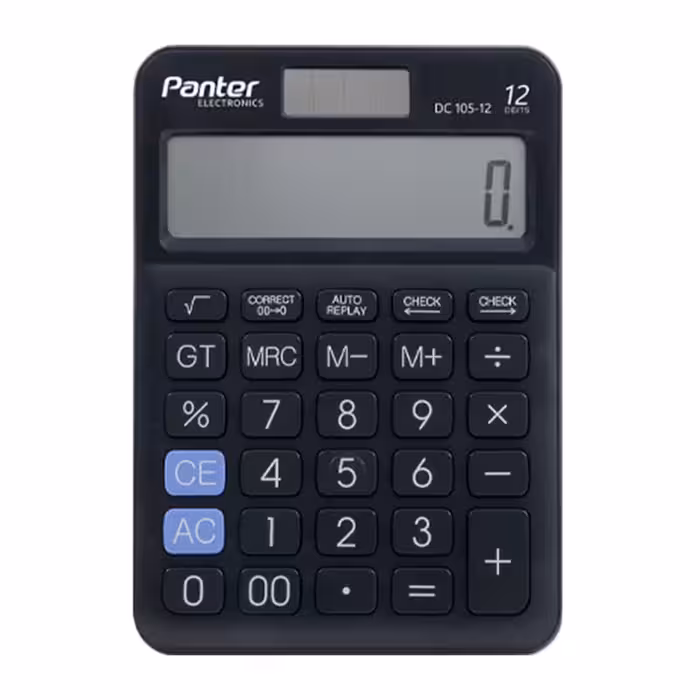 ماشین حساب پنتر مدل DC 105-12 | ژیوار مارکت - لپتاپ استوک، لوازم جانبی موبایل و کامپیوتر