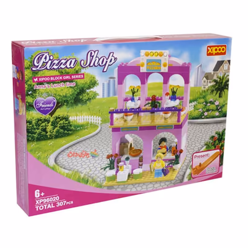 لگو پیتزا فروشی 307 تکه کد 96020