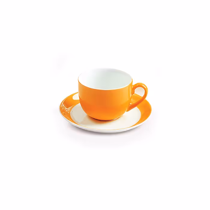 سرویس چینی زرین 6 نفره چای خوری نارنج (12 پارچه)