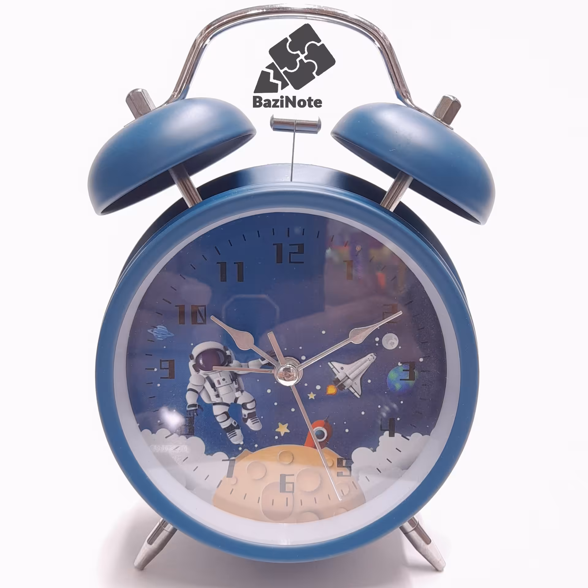 ساعت رومیزی زنگدار کلاسیک طرح فضانورد ساعت شماته ای ساعت فانتزی ساعت کادویی