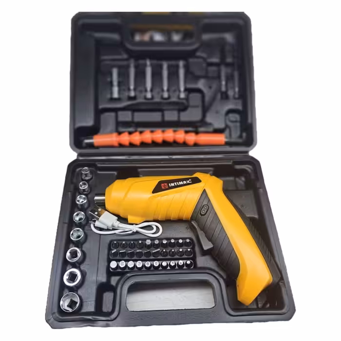 پیچگوشتی شارژی تاشو کیف دار اینتیمکس مدل 0908