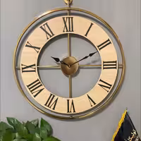 ساعت دیواری فلزی کد 6917