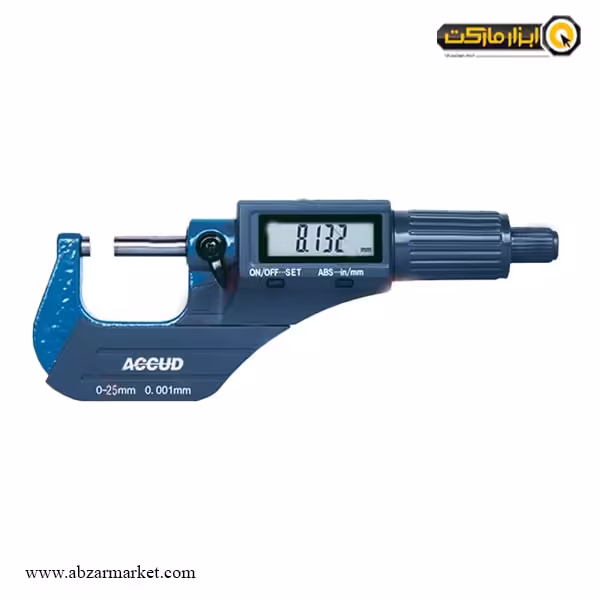 میکرومتر دیجیتال آکاد خارج سنج 25-0 میلی متر مدل 02-001-312