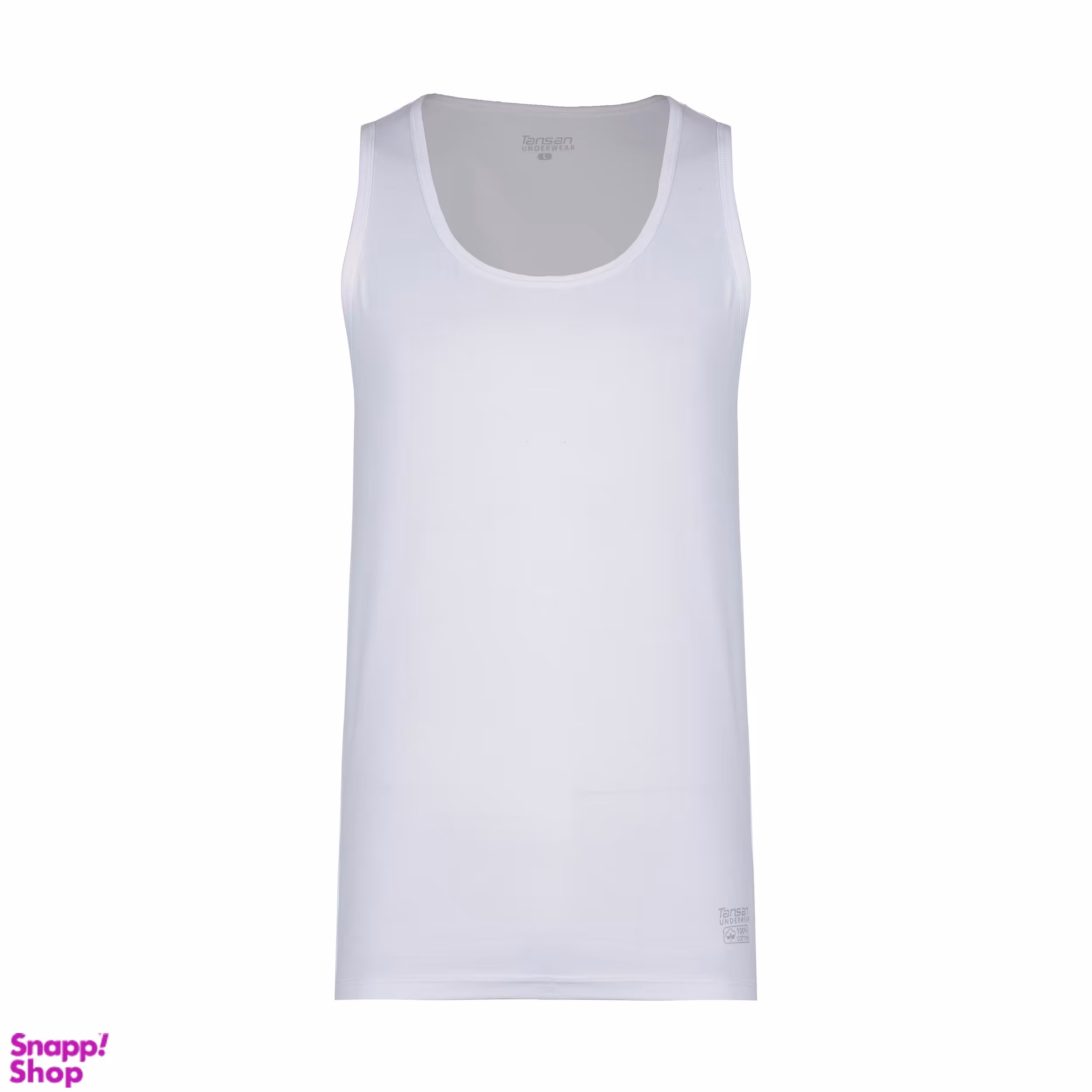 زیرپوش رکابی مردانه تنسان مدل 11020 رنگ سفید