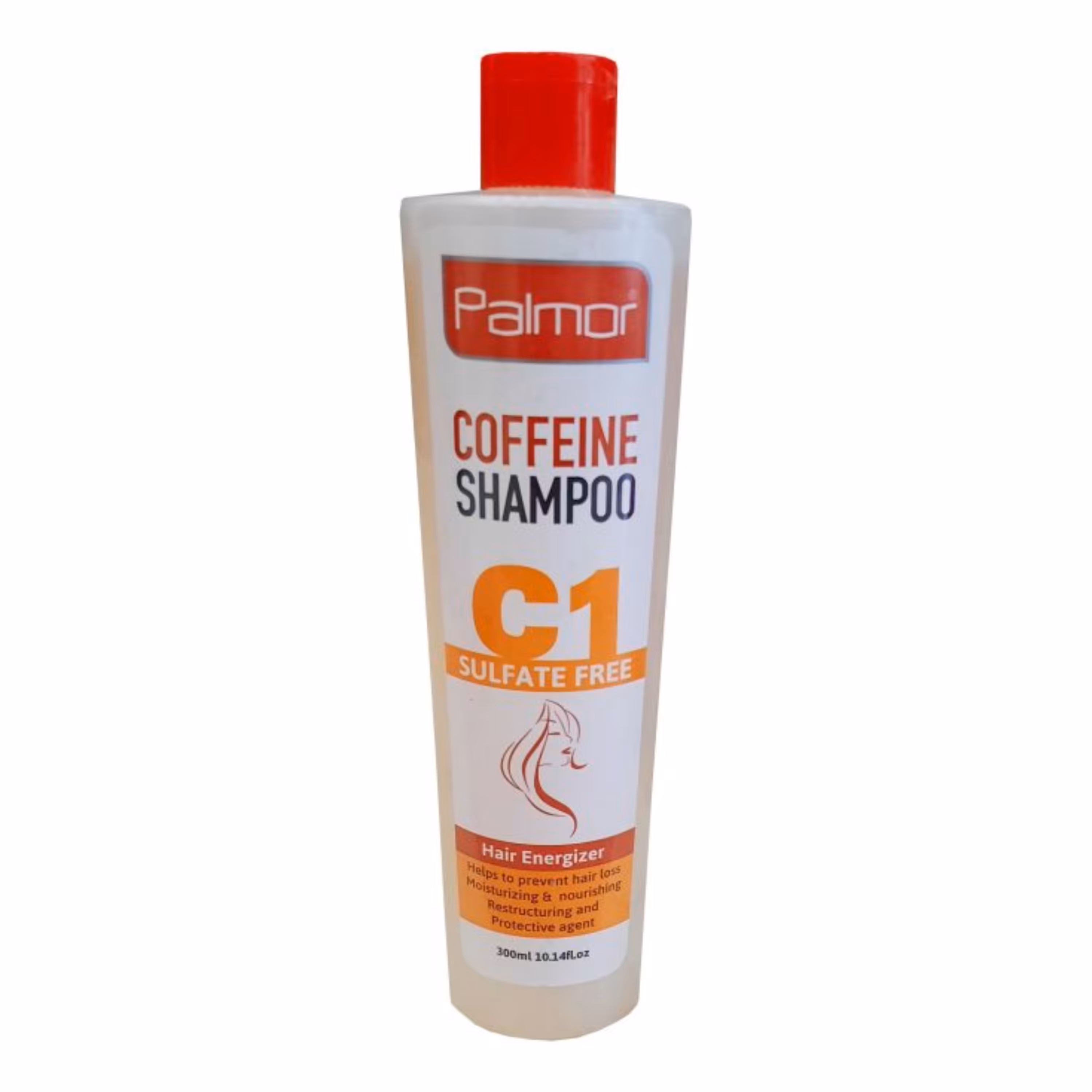 شامپو تقویت کننده و ضد ریزش مو پالمور مدل C1کافئین بدون سولفات حجم 300 میلی لیتر