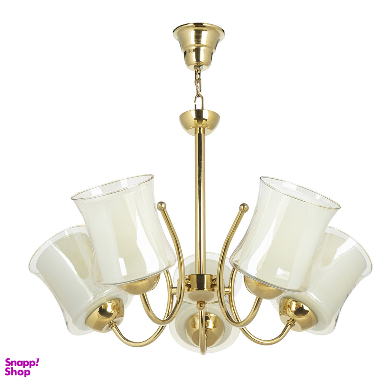 لوستر 5 شعله چشمه نور کد CH135704