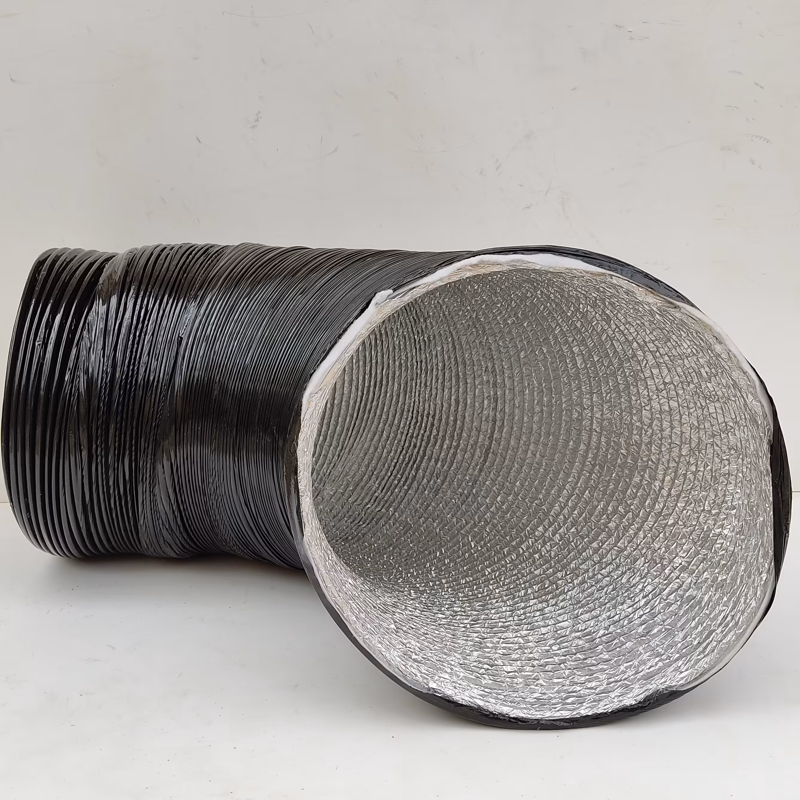 لوله فلکسیبل عایق دار IFD با عایق فشرده  پلی استر قطر 45 سانتیمتر