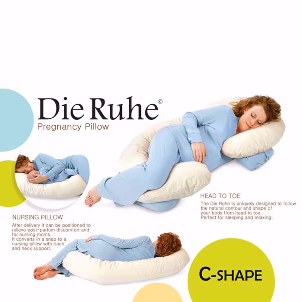 بالش بارداری C شکل دی روحه «shapC «DieRuhe