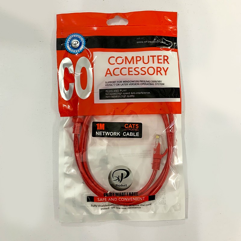  کابل شبکه (پچ کورد) CAT5 به طول 1 متر