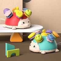 اسباب بازی مونته سوری  اسپینر و دندانگیر طرح جوجه تیغی کد YL102229